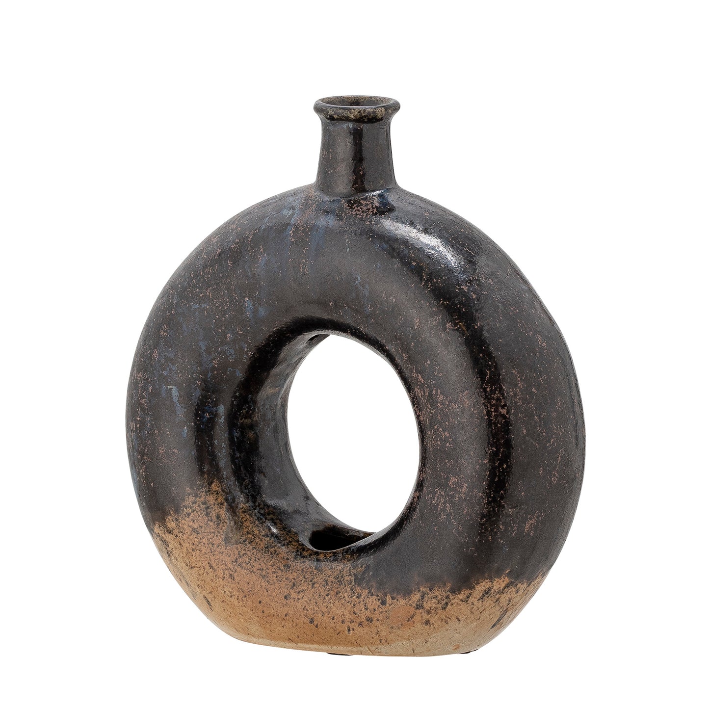 Baldvin Deko-Vase, Braun, Steingut
