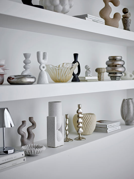 Bijan Kerzenhalter, Schwarz, Polyresin