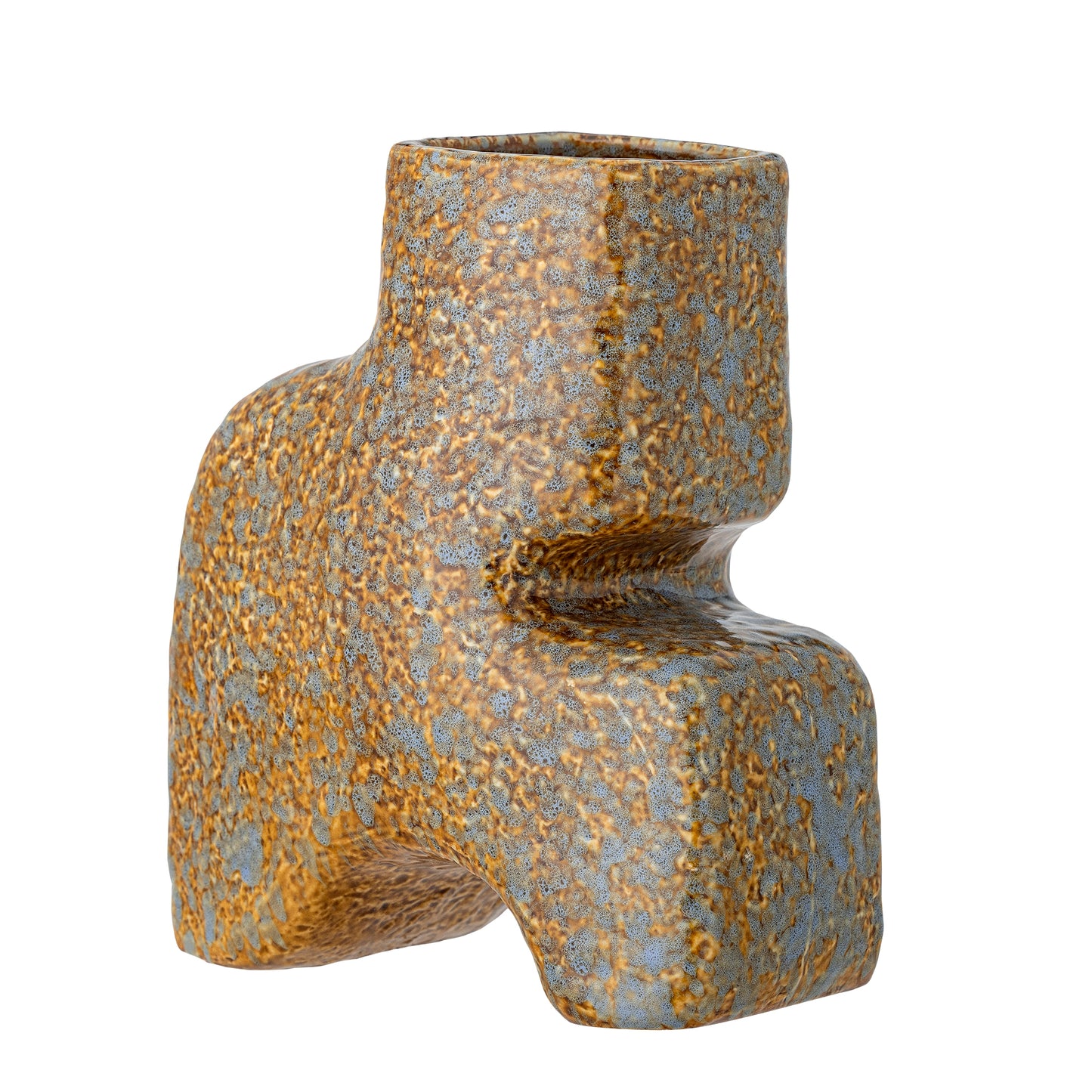 Ollia Vase, Braun, Steingut