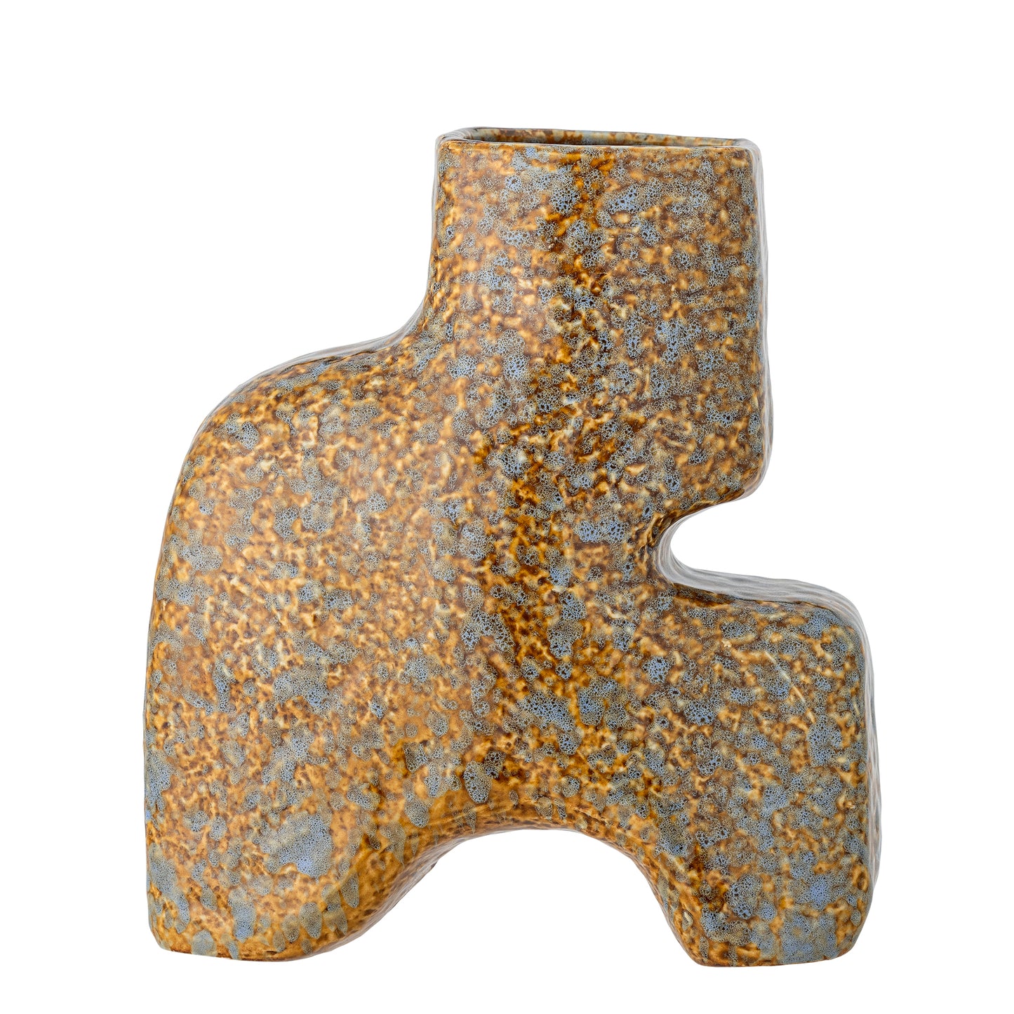 Ollia Vase, Braun, Steingut