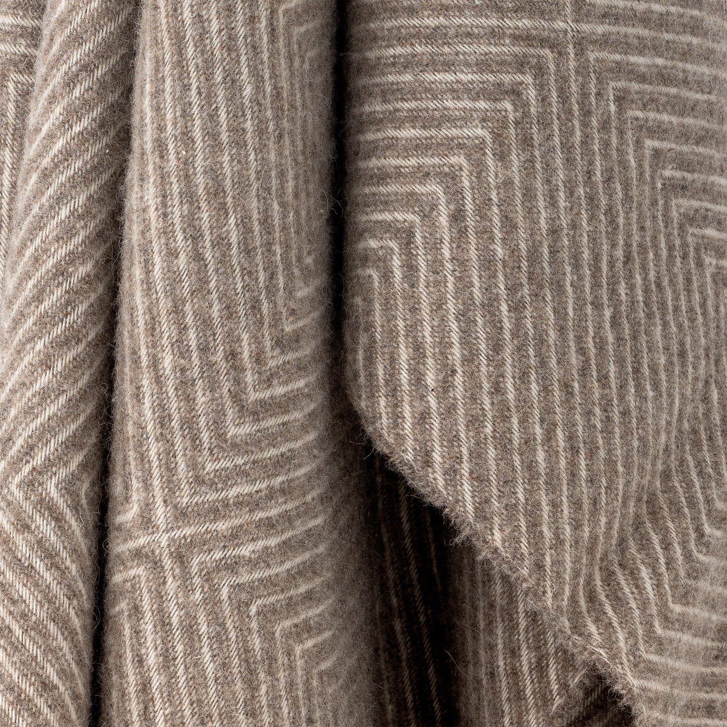 Hoshi Decke, Braun, Merino Wolle